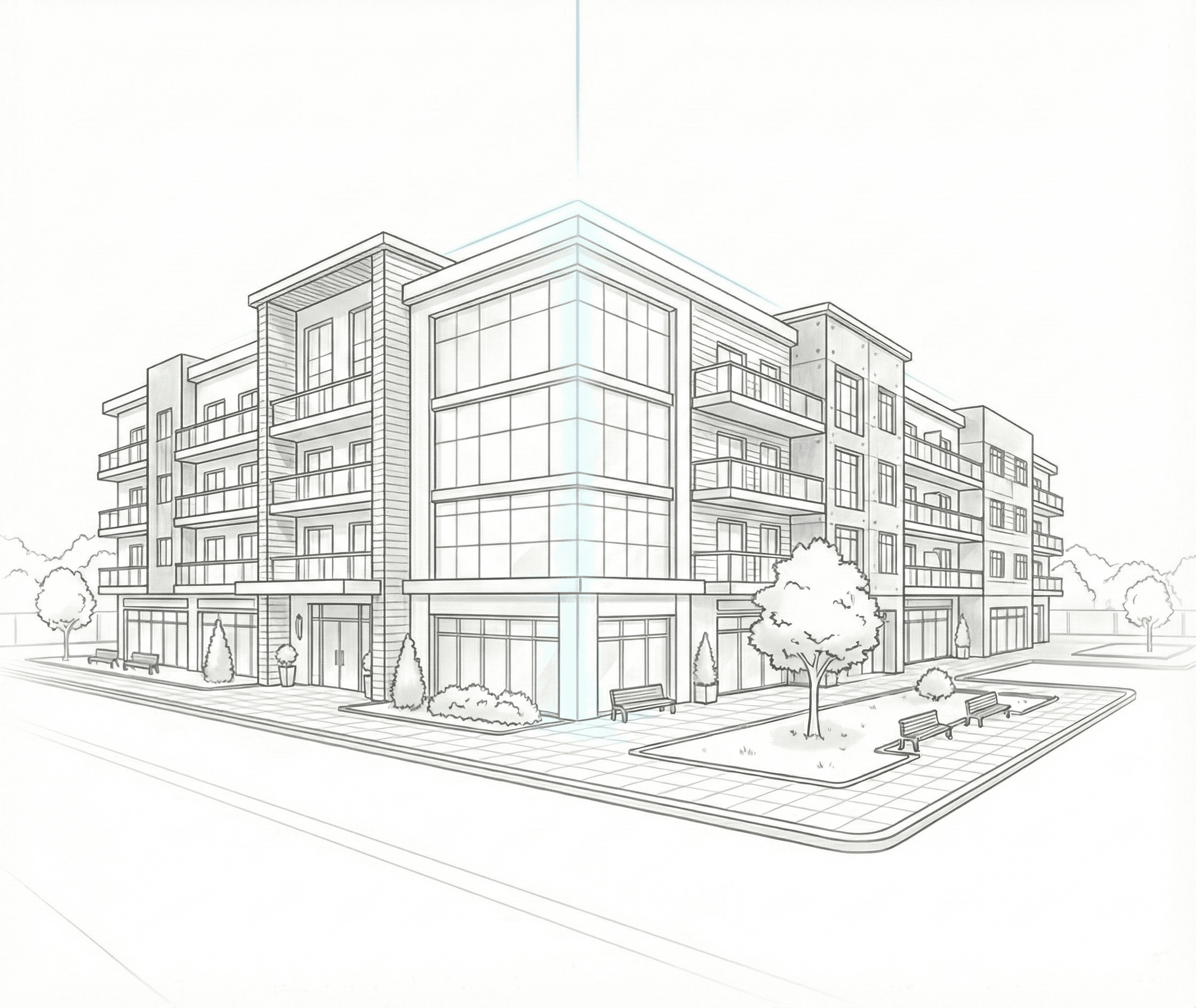 Commercial Real Estate Illustration